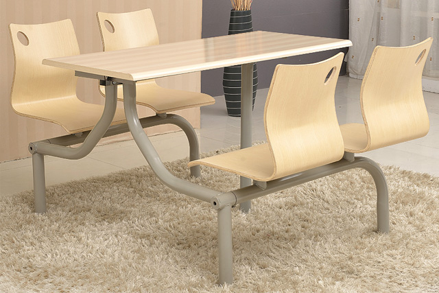 快餐店桌椅尺寸如何选择 快餐店桌椅材质有哪些
